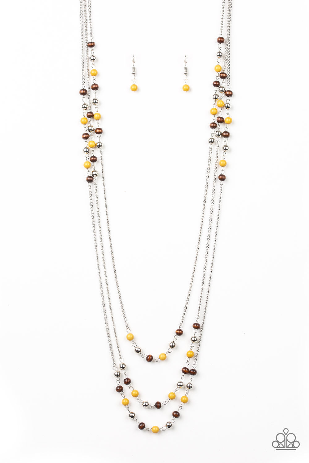 Seasonal Sensation - yellow - Paparazzi necklace