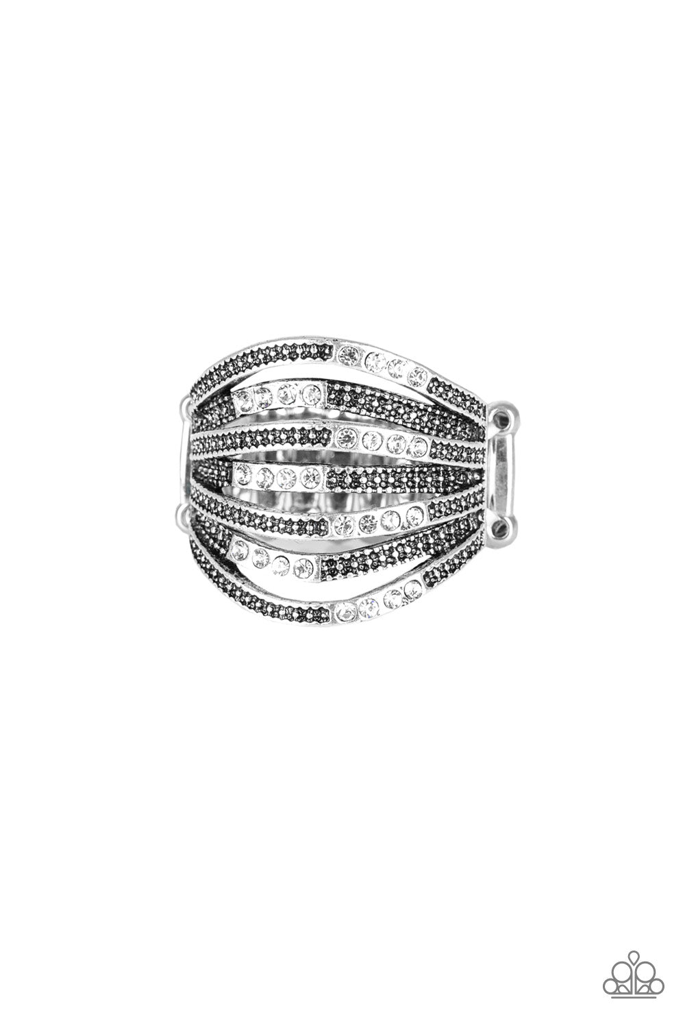 Securing My Finances - white - Paparazzi ring