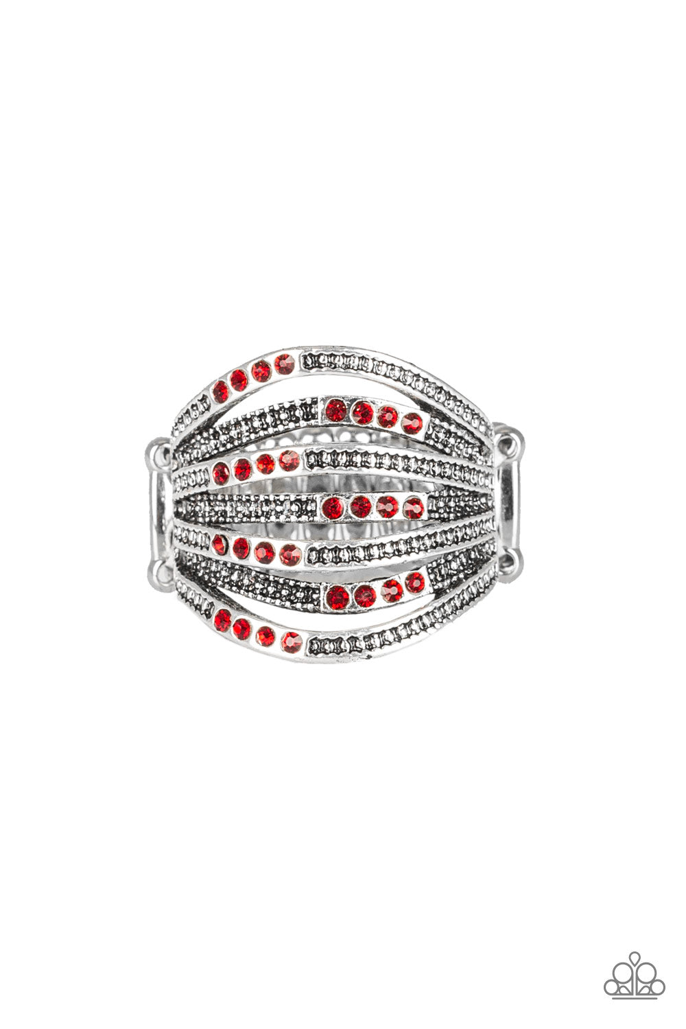 Securing My Finances - red - Paparazzi ring