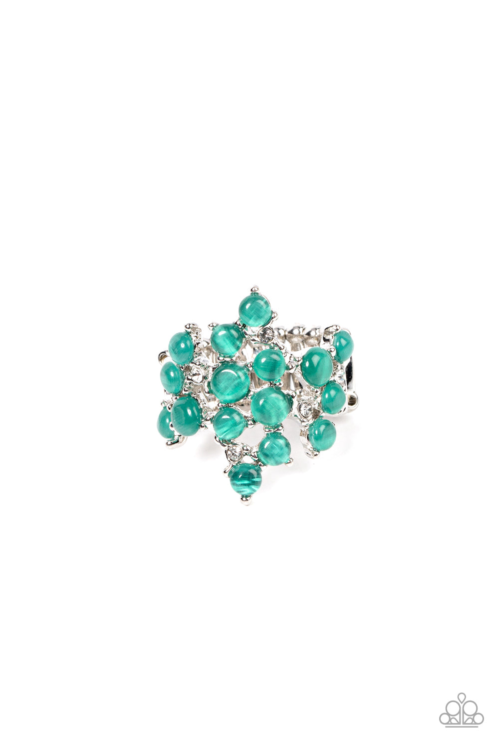 Seeing Eye to Cats Eye - green - Paparazzi ring