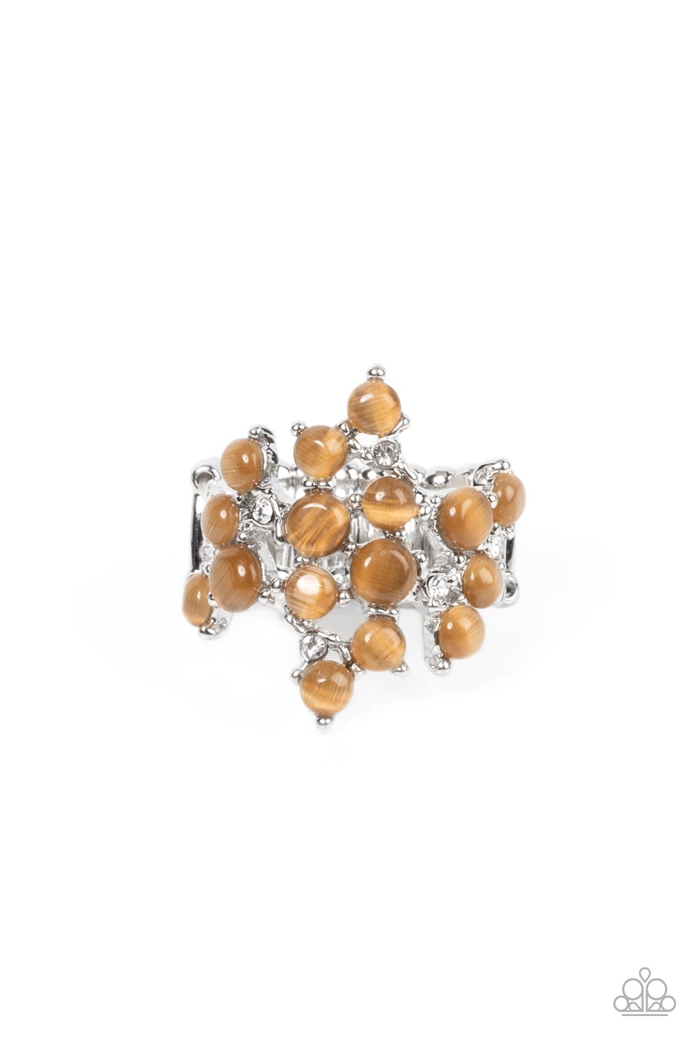 Seeing Eye to Cats Eye - brown - Paparazzi ring