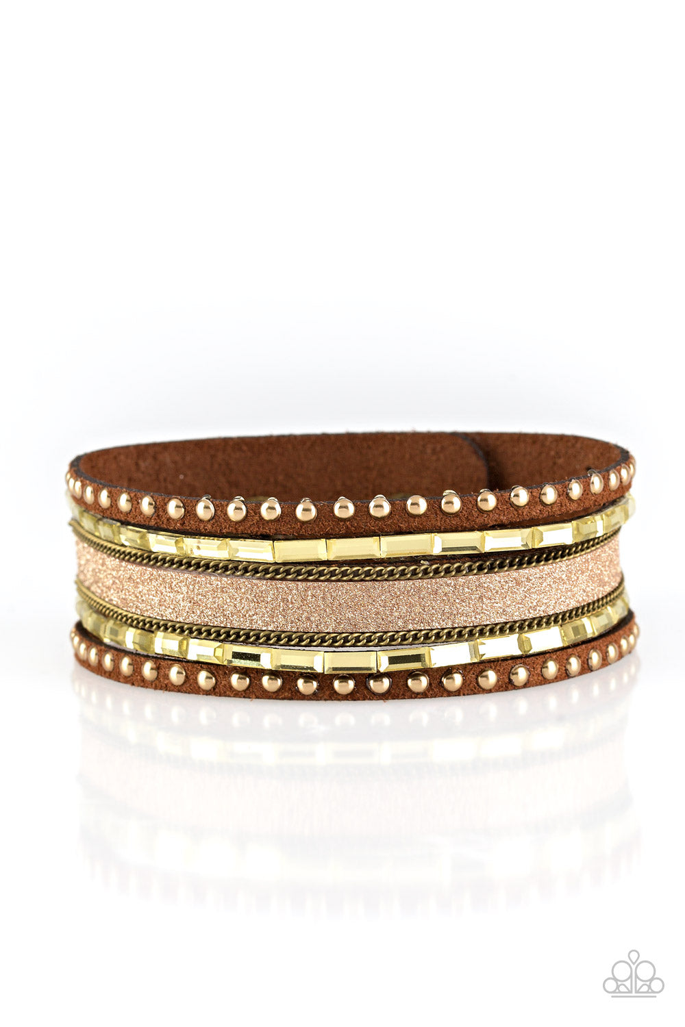 Seize the Sass - brass - Paparazzi bracelet