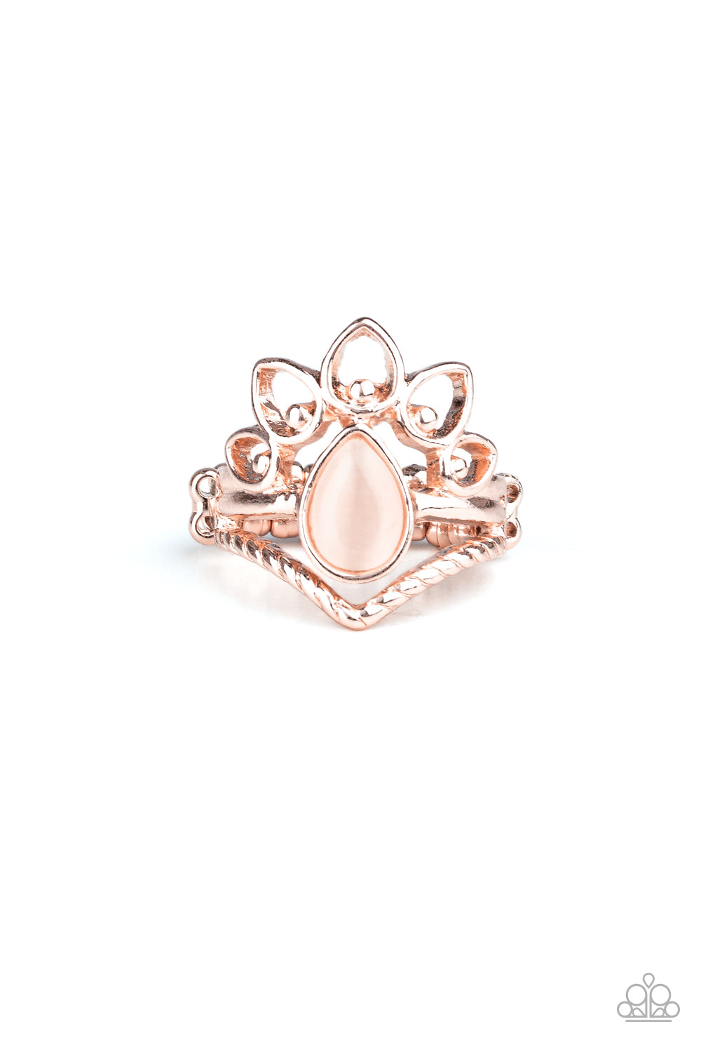 Serene Scene - rose gold - Paparazzi ring