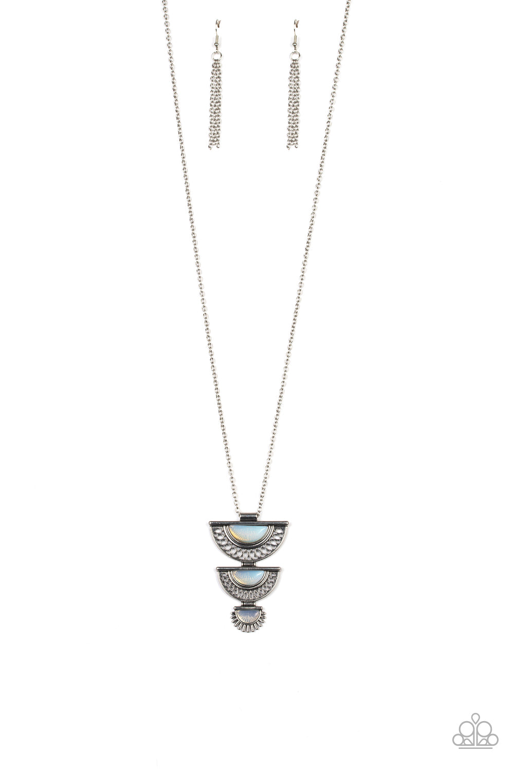 Serene Sheen - white - Paparazzi necklace