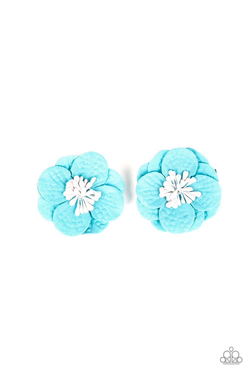 Serene in Sweet Pea-blue-Paparazzi hair clip