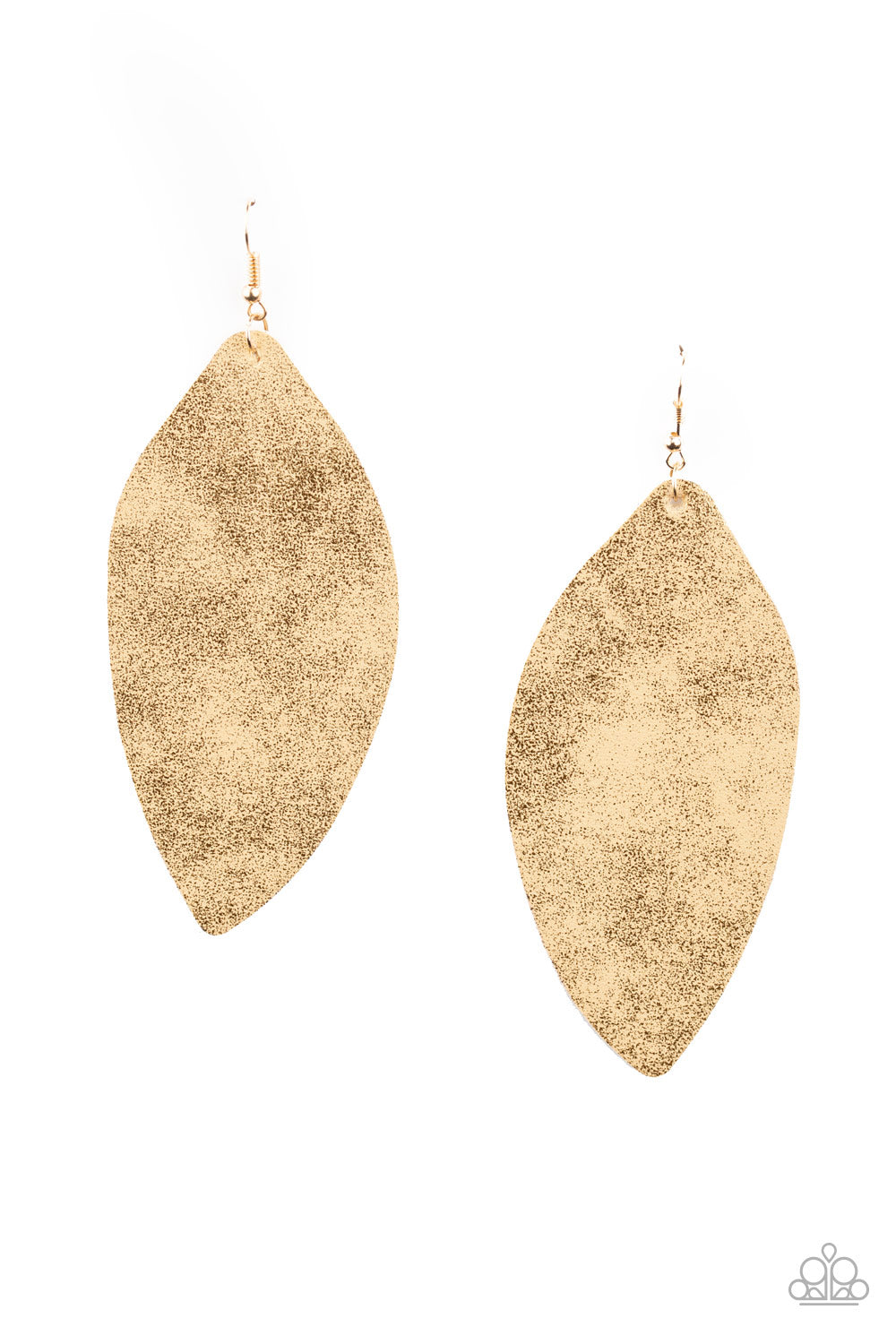 Serenely Smattered - gold - Paparazzi earrings