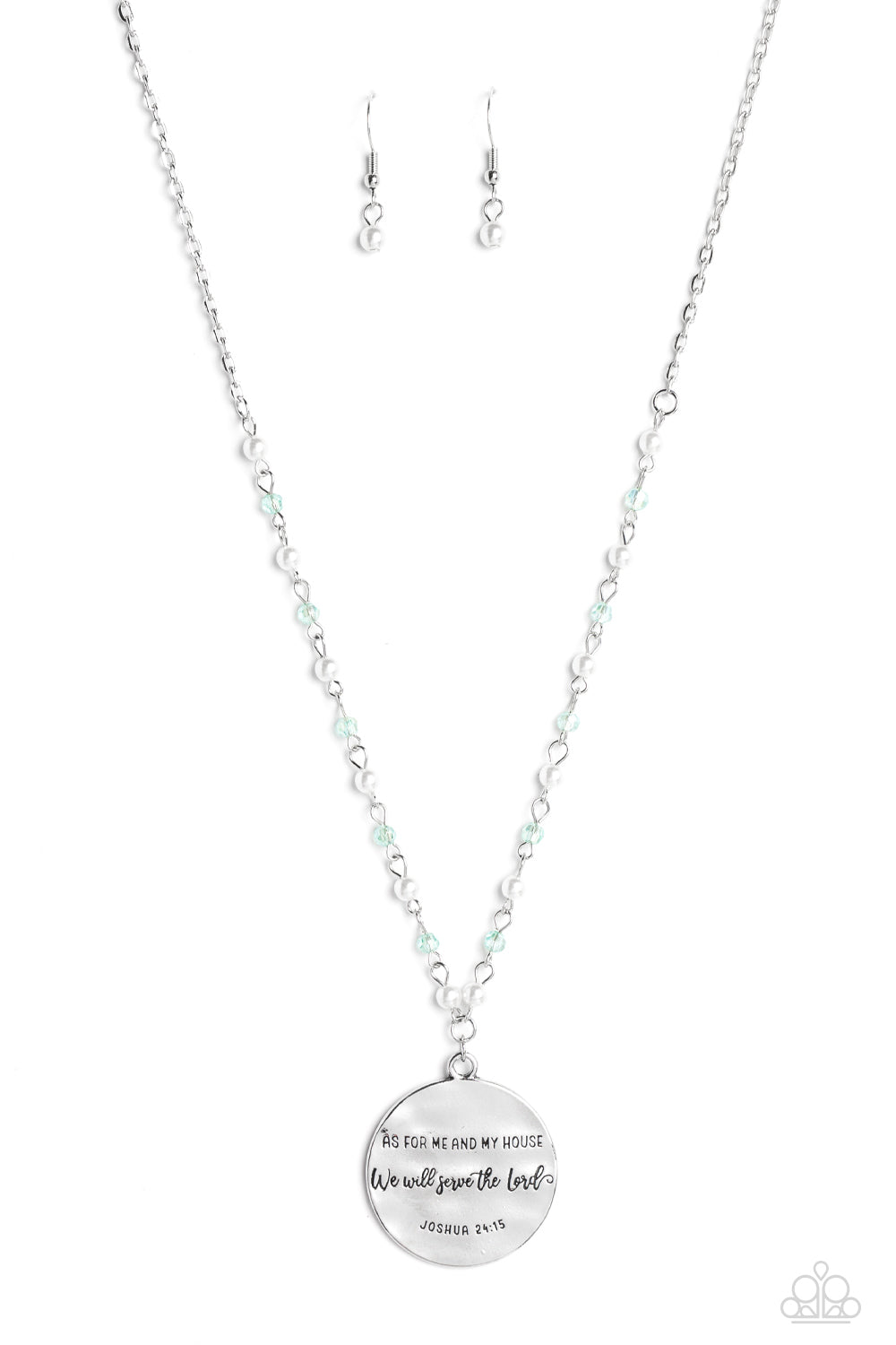 Serving the Lord - blue - Paparazzi necklace