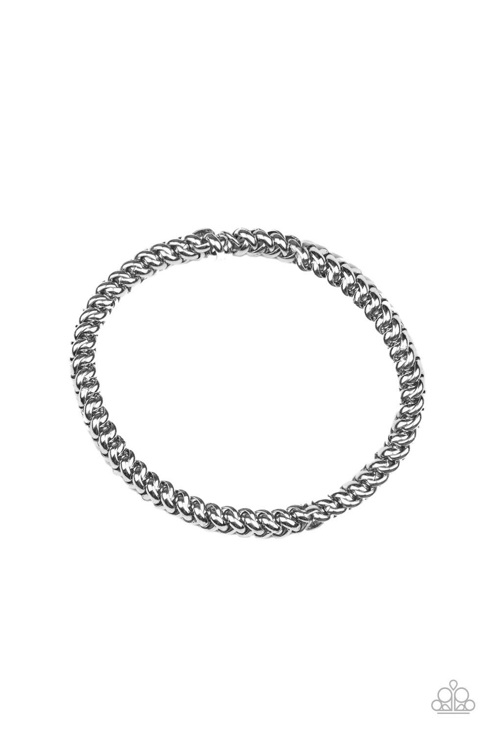 Setting The Pace - silver - Paparazzi MENS bracelet