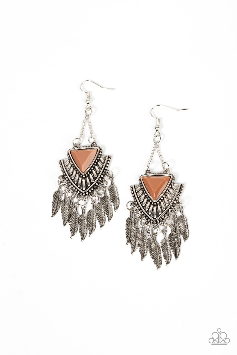 Shady Oasis - brown - Paparazzi earrings