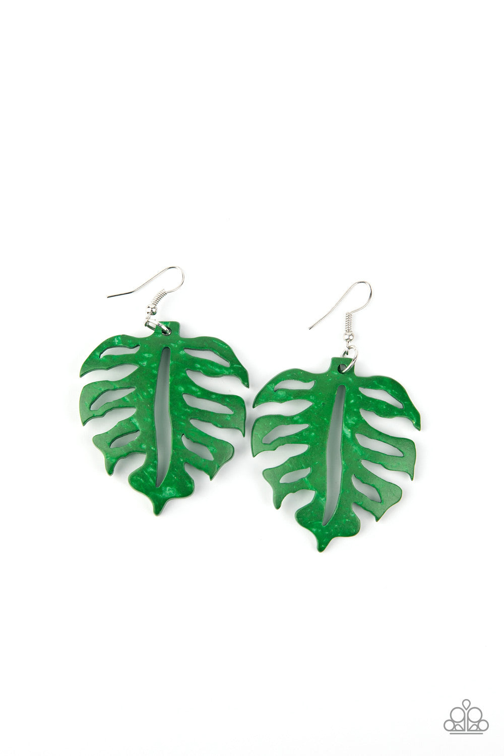 Shake Your PALMS PALMS - green - Paparazzi earrings