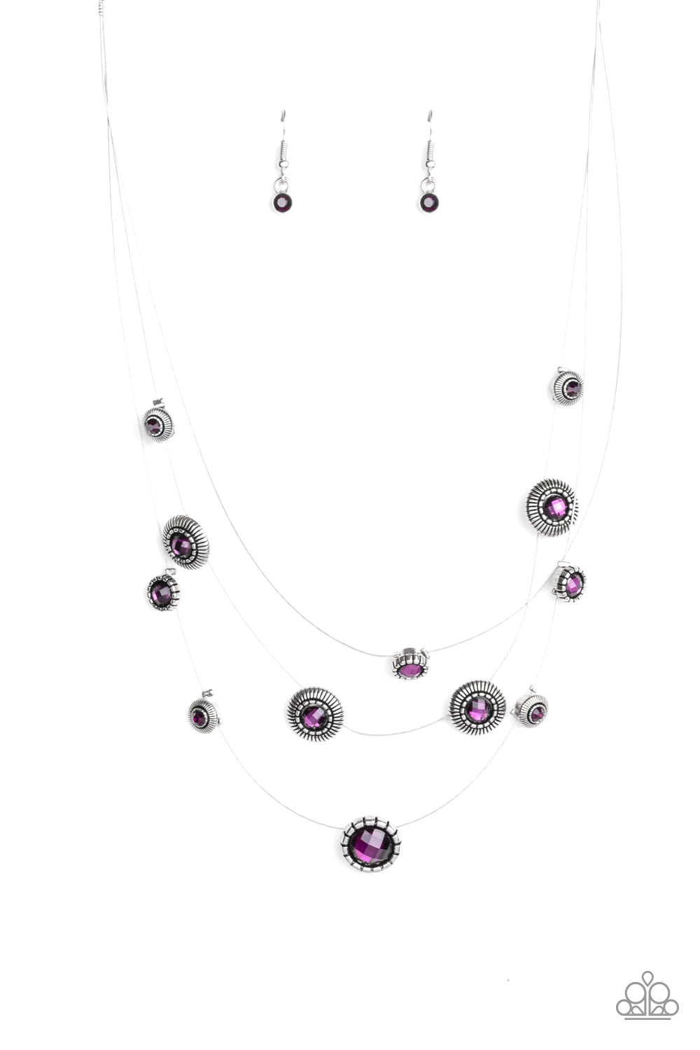 Sheer Thing - purple - Paparazzi necklace