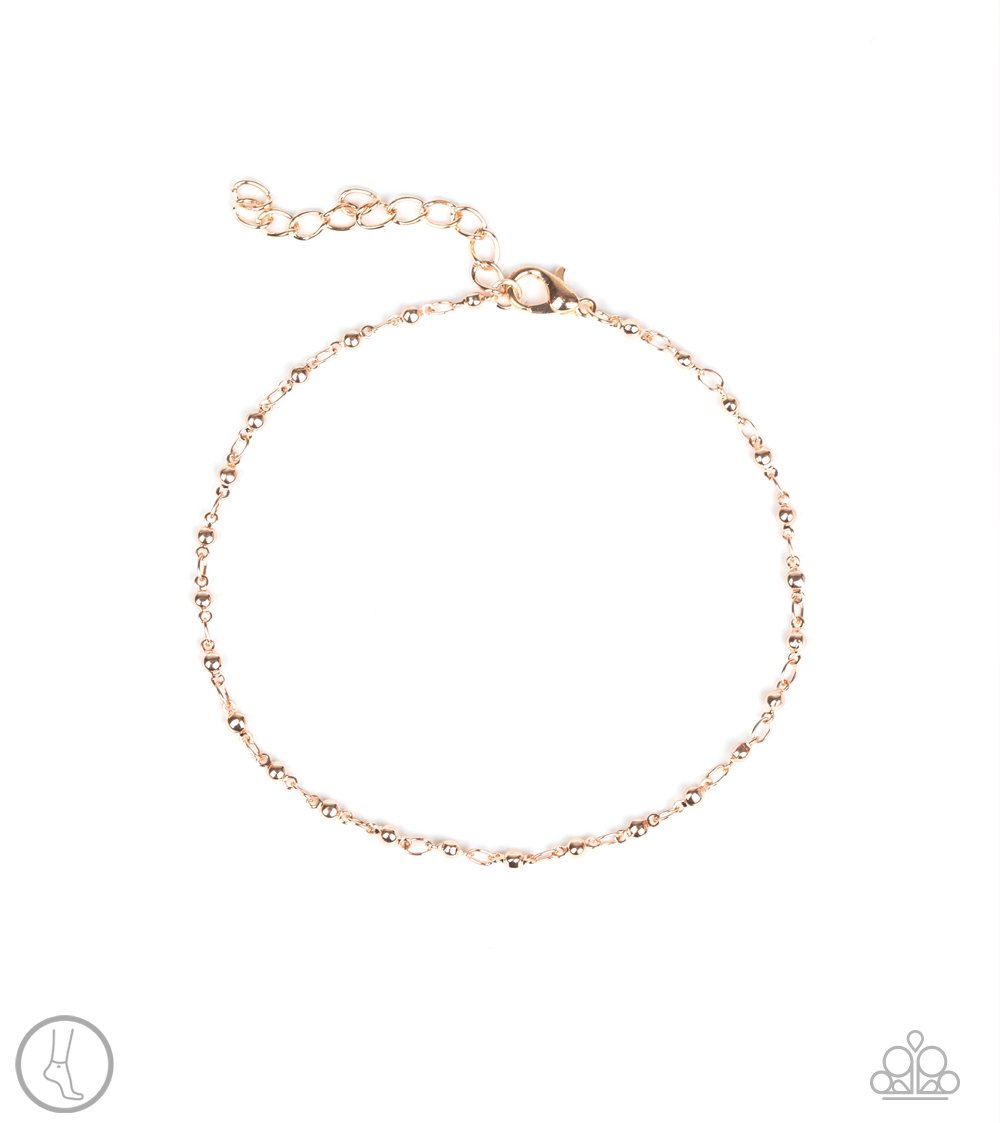 Shore Shimmer - rose gold - Paparazzi anklet