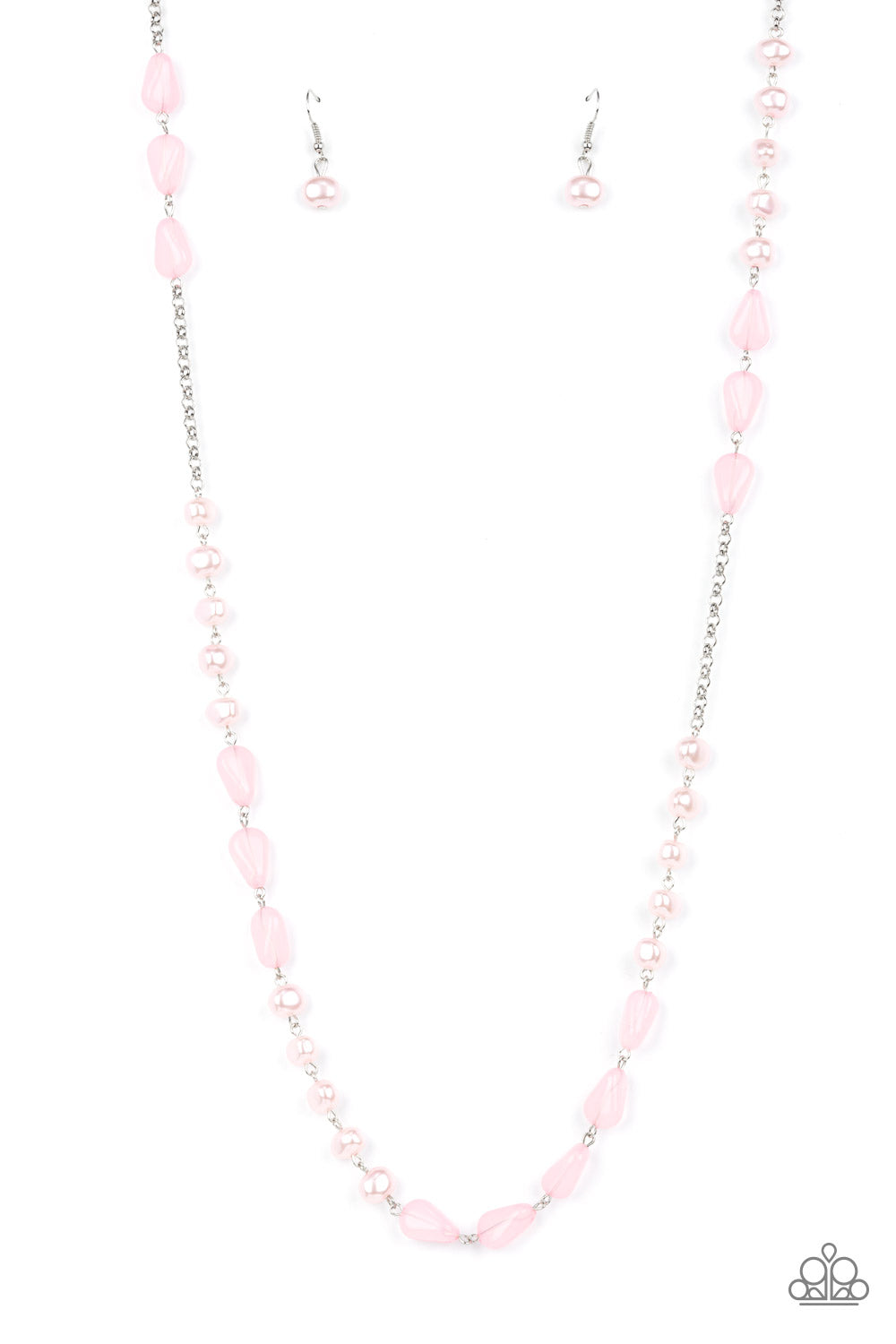 Shoreline Shimmer - pink - Paparazzi necklace