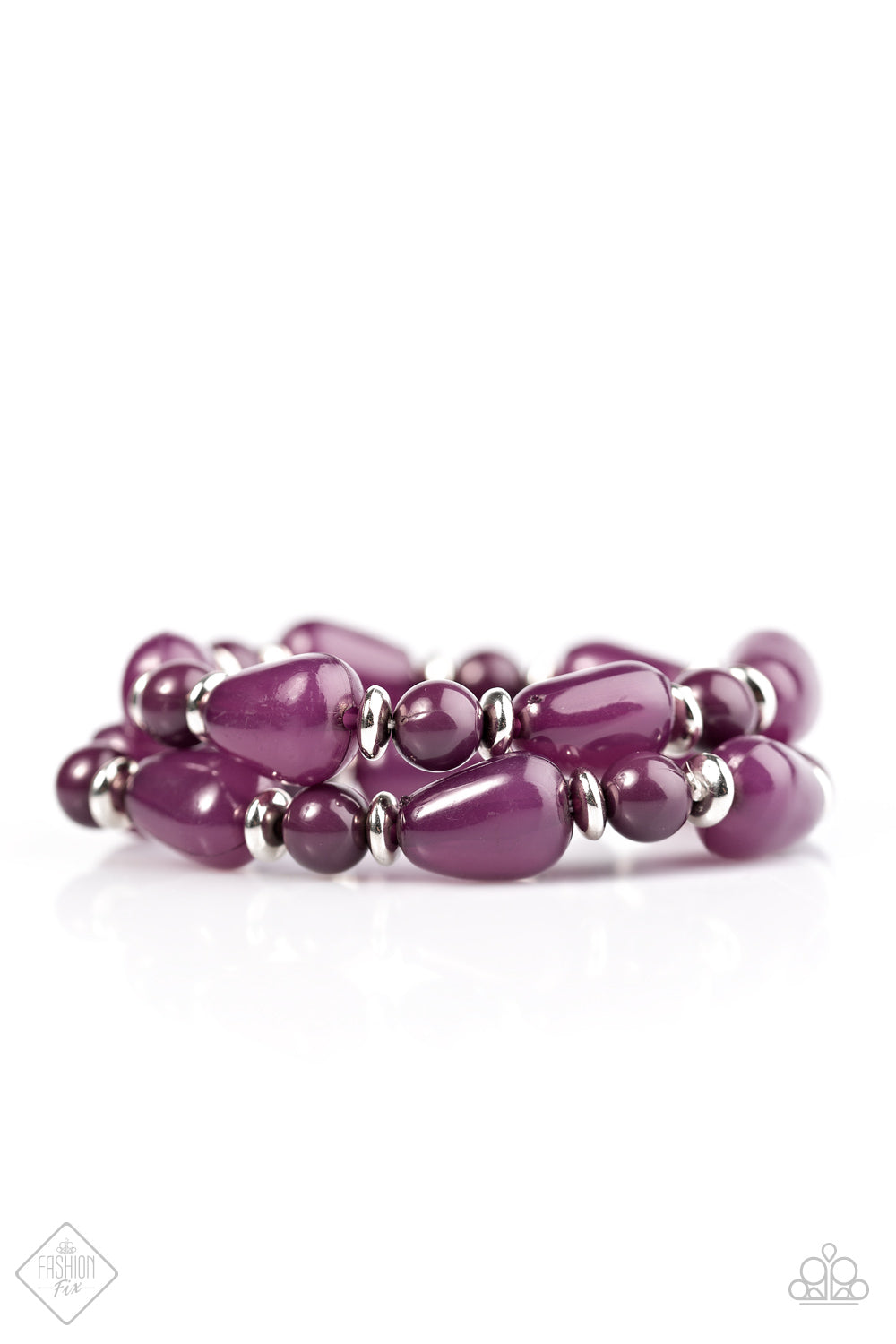 Show Us HUEs Boss! - Purple - Paparazzi bracelet