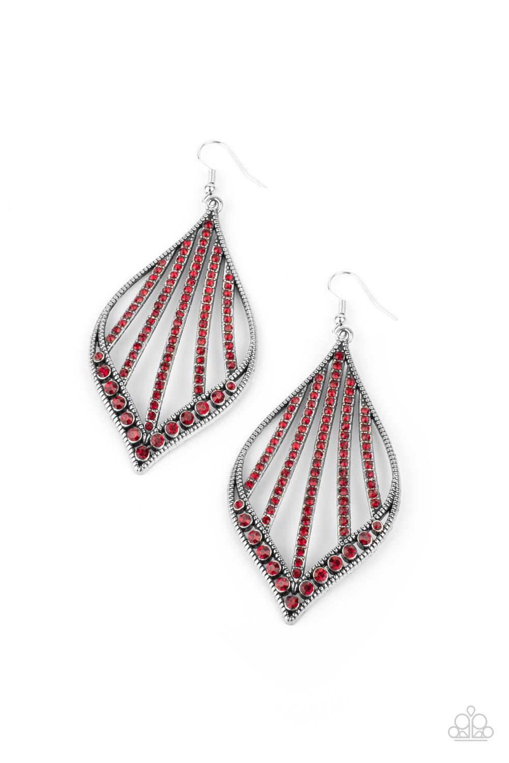 Showcase Sparkle - red - Paparazzi earrings