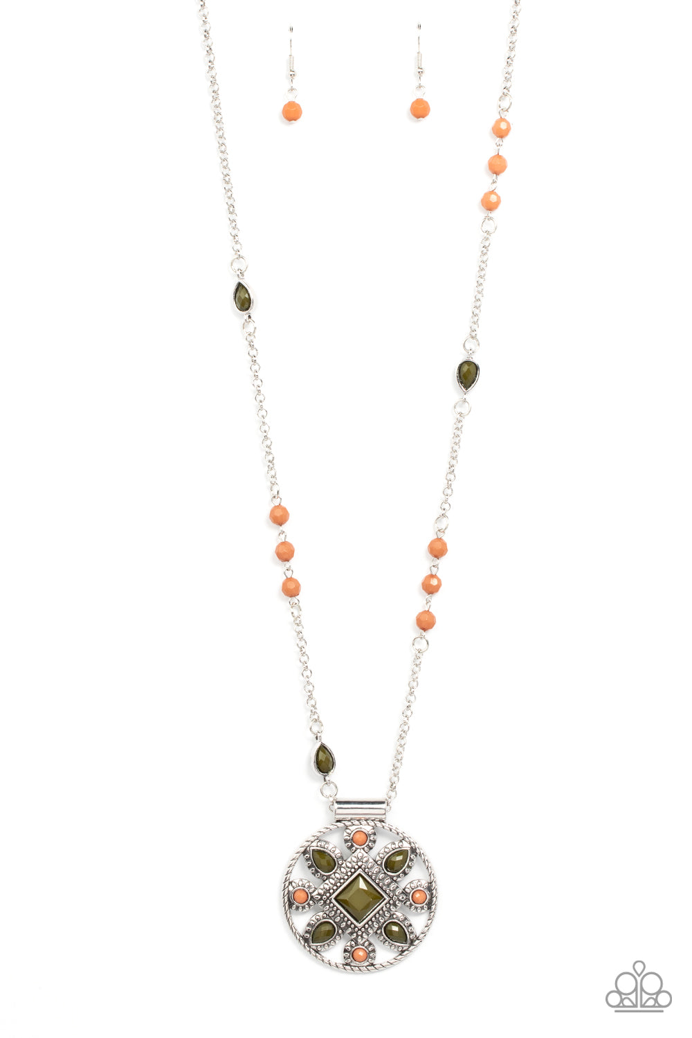 Sierra Showroom - green - Paparazzi necklace
