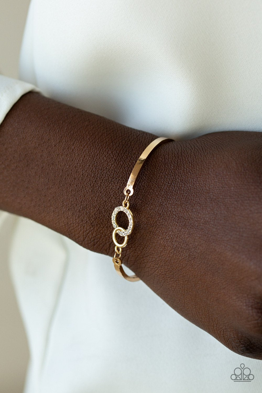 Simple Sophistication-gold-Paparazzi bracelet