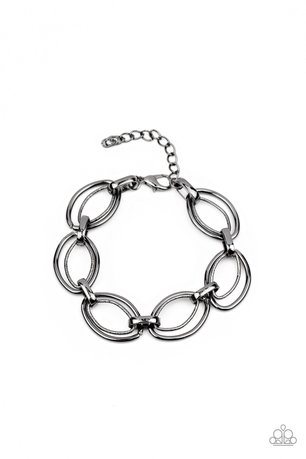 Simplistic Shimmer - black - Paparazzi bracelet