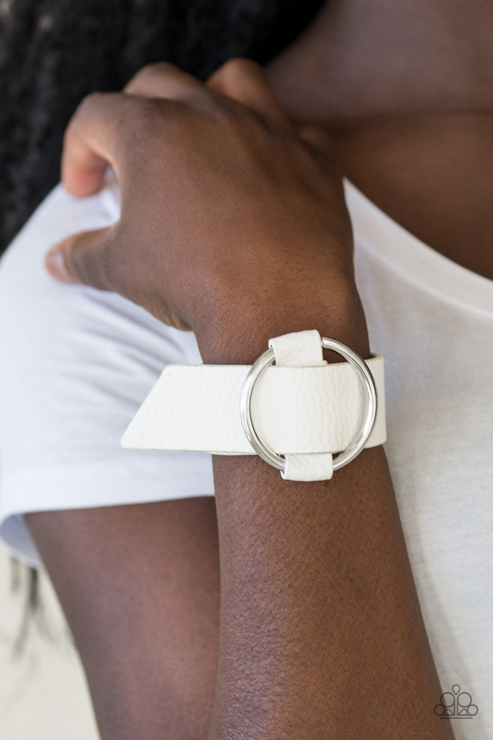 Simply Stylish - white - Paparazzi bracelet