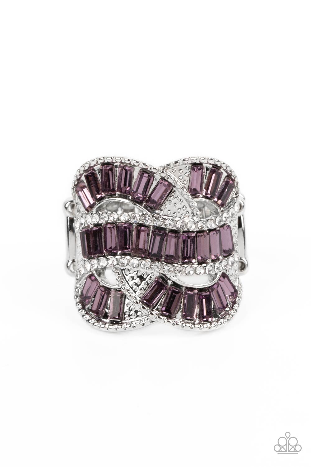 Six-Figure Flex - purple - Paparazzi ring