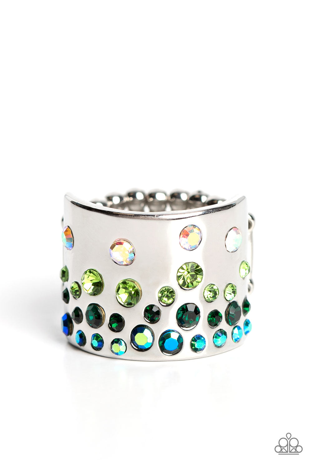 Sizzling Sultry - green - Paparazzi ring