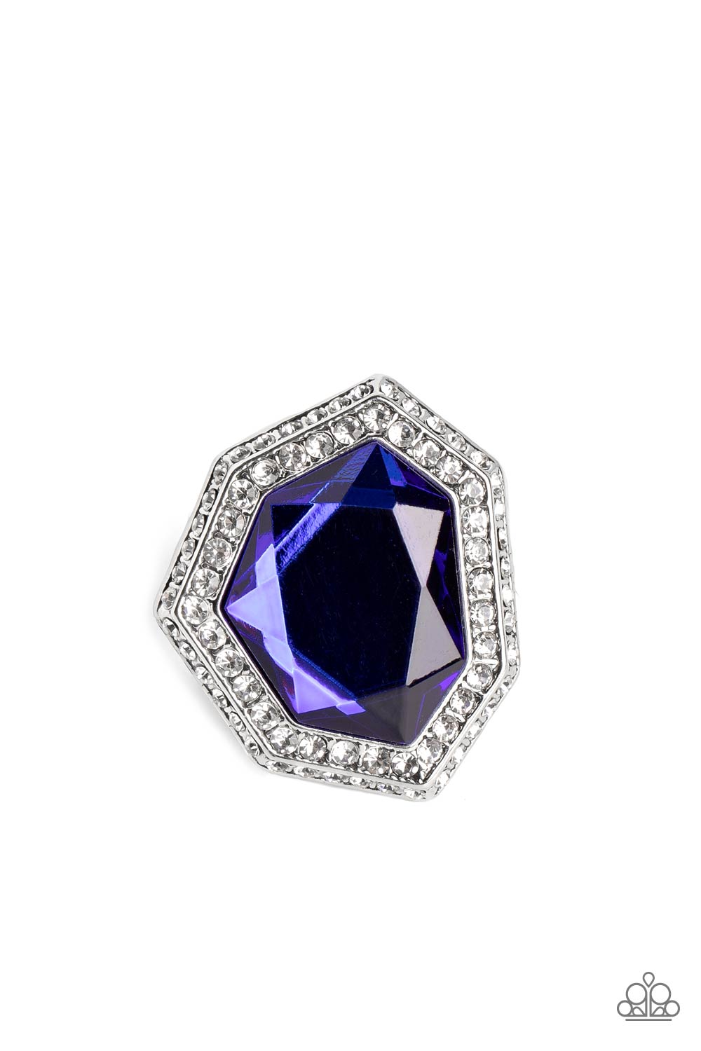 Smoldering Sass - blue - Paparazzi ring