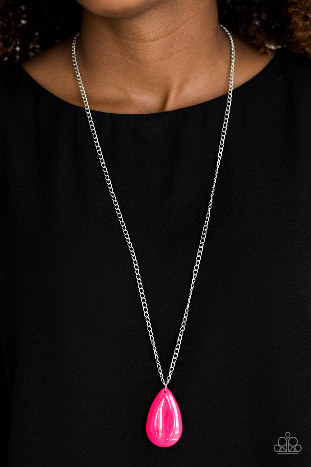 So Pop-YOU-lar - Pink - Paparazzi necklace