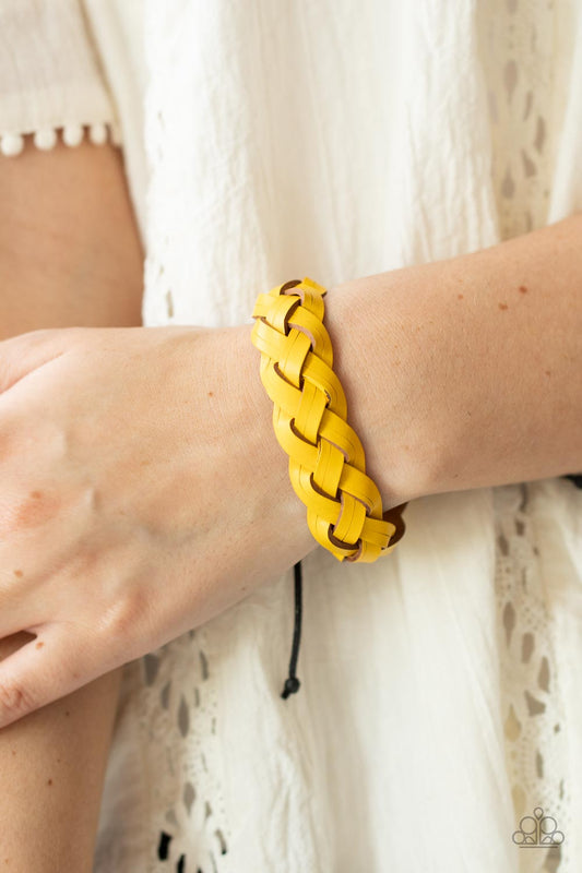 SoCal Summer - yellow - Paparazzi bracelet