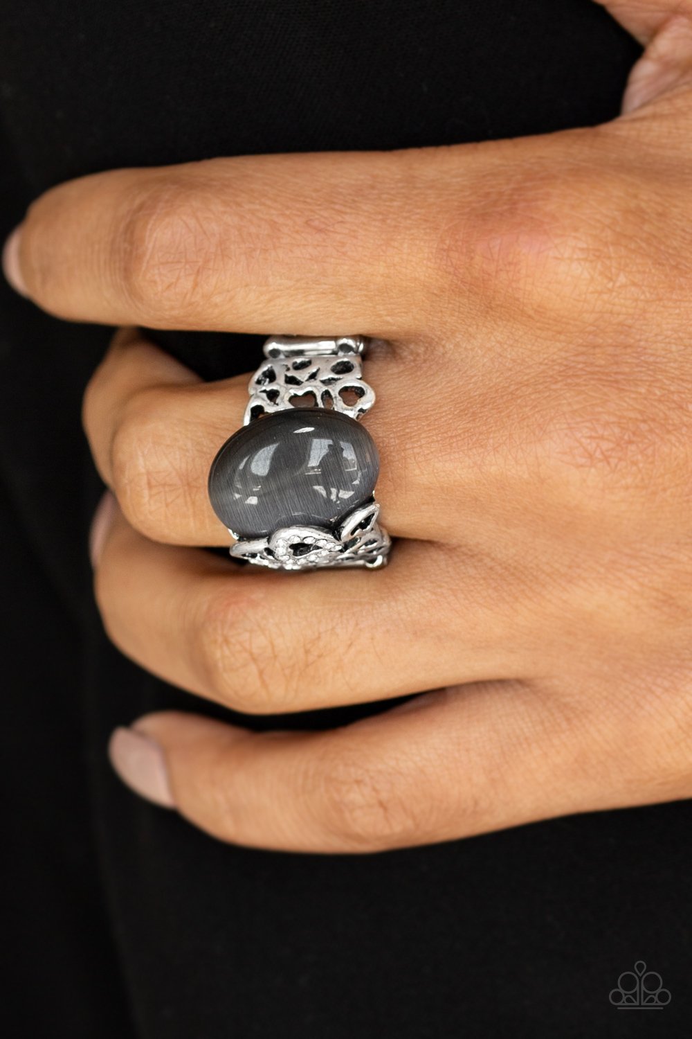 So in Love - silver - Paparazzi ring
