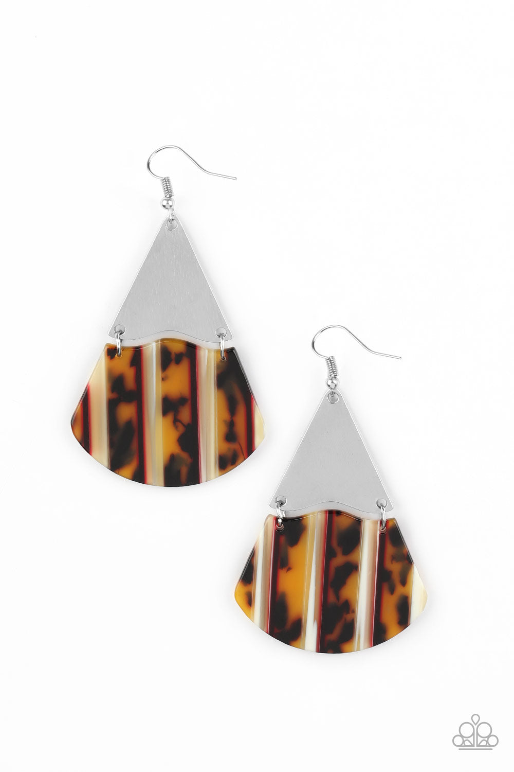 Social Animal - yellow - Paparazzi earrings