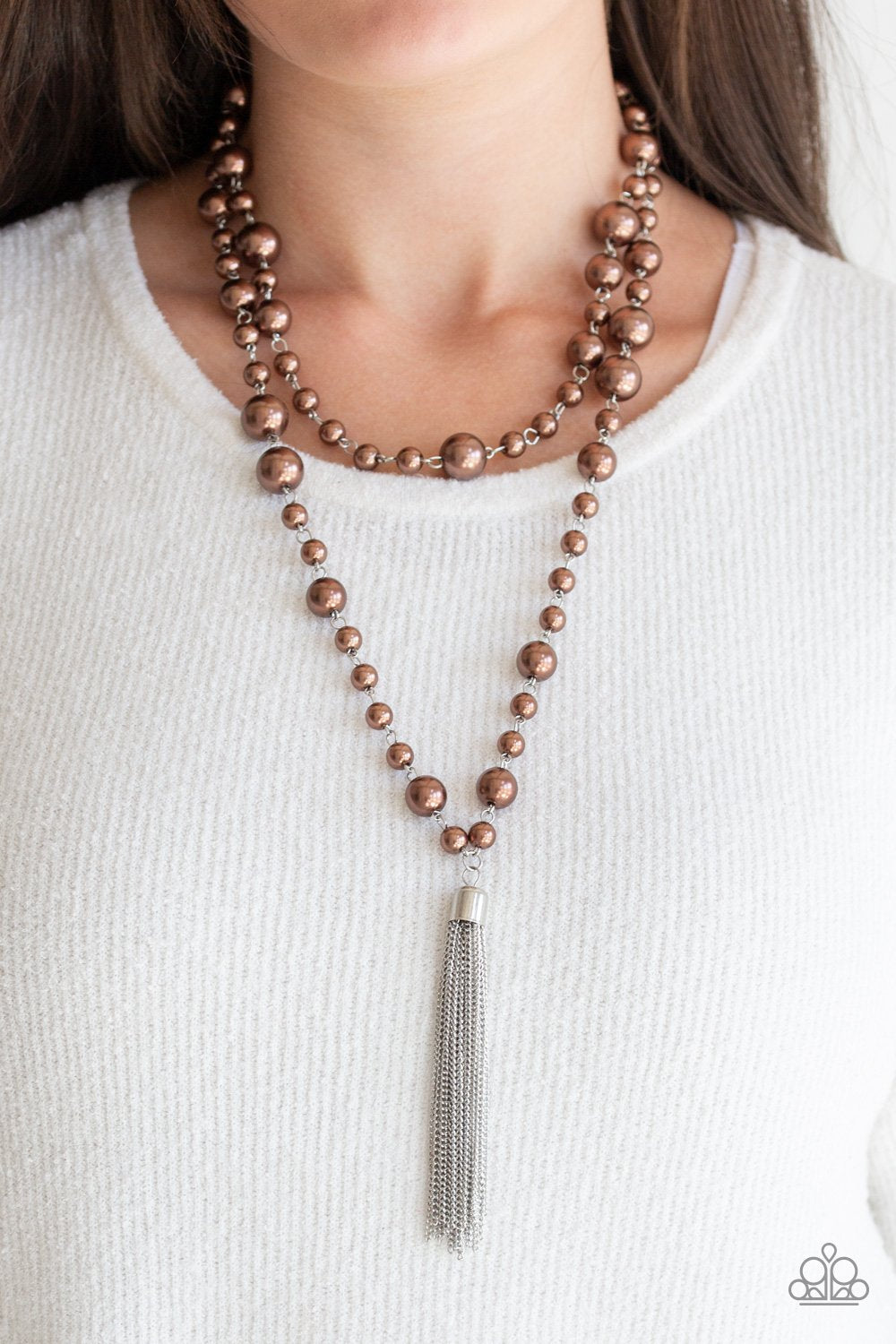 Social Hour - brown - Paparazzi necklace