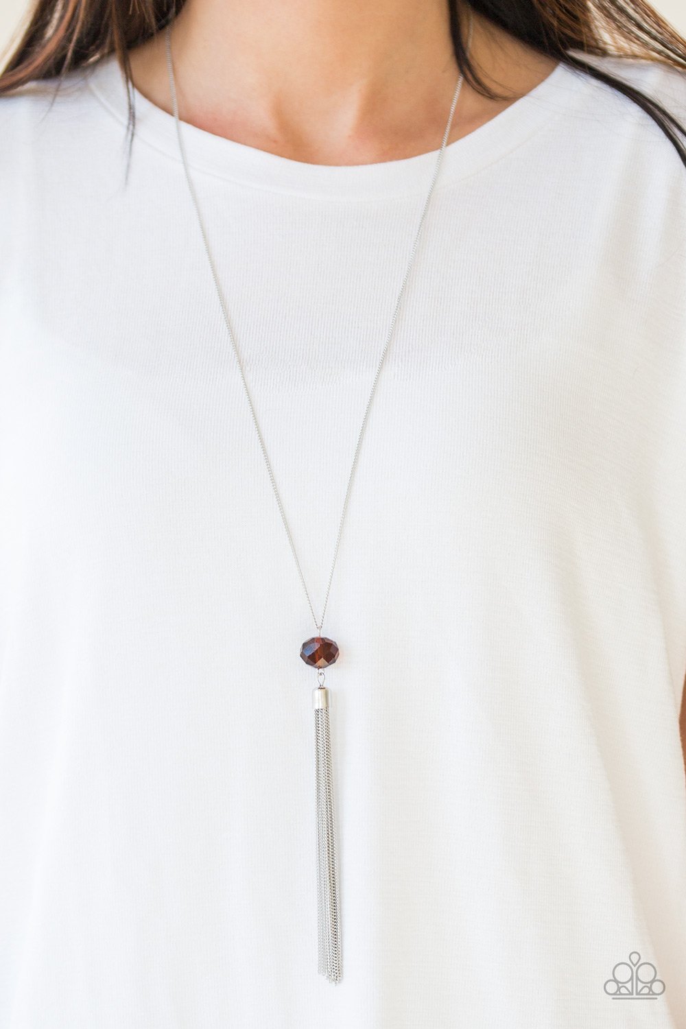 Socialite of the Season-brown-Paparazzi necklace
