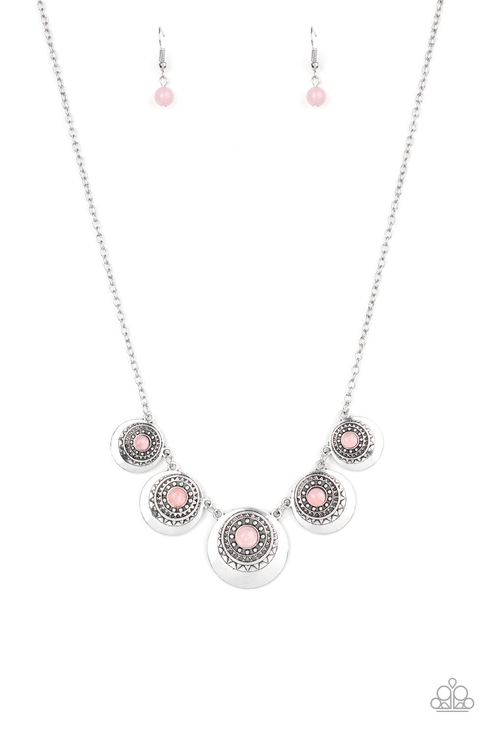 Solar Beam - pink - Paparazzi necklace