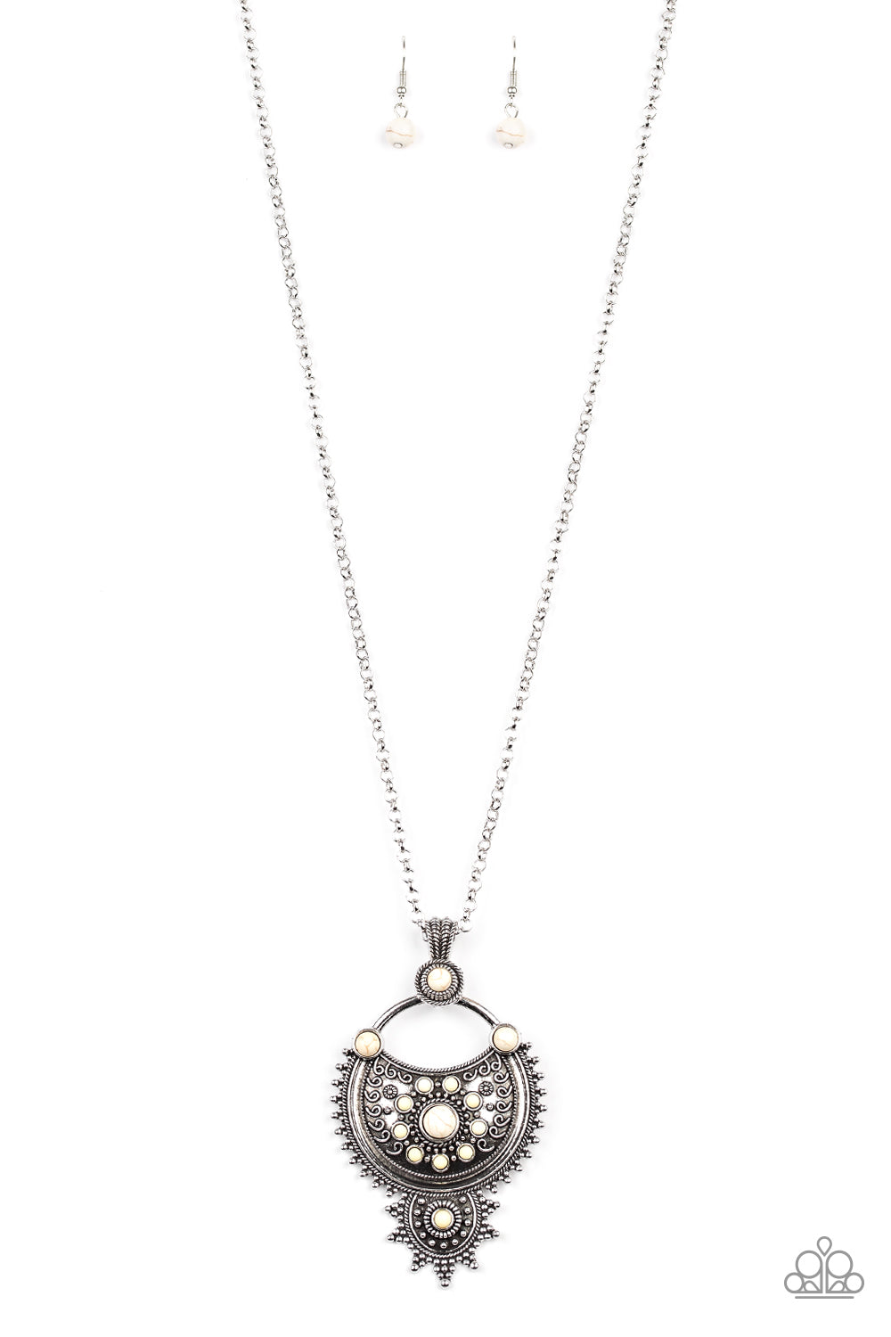 Solar Energy - white - Paparazzi necklace
