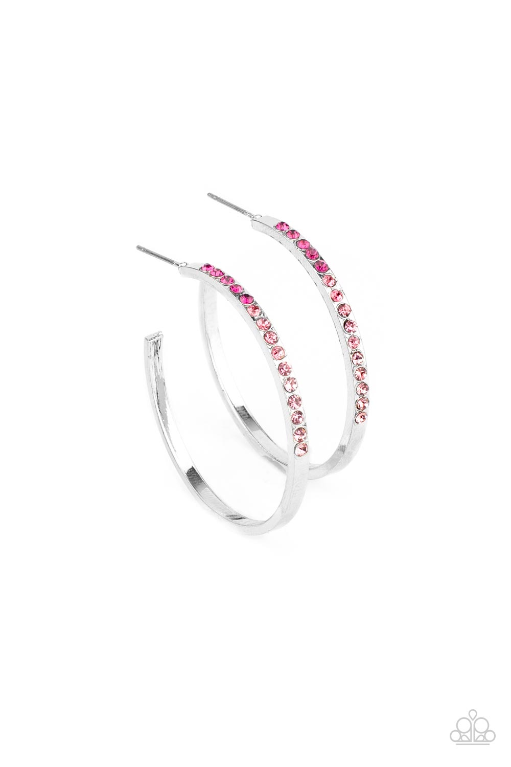 Somewhere Over the OMBRE - pink - Paparazzi earrings