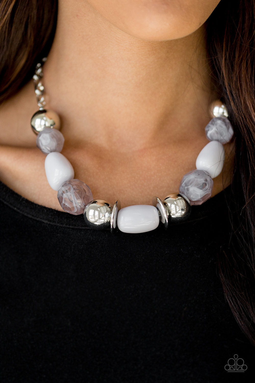 South Shore Sensation - silver - Paparazzi necklace