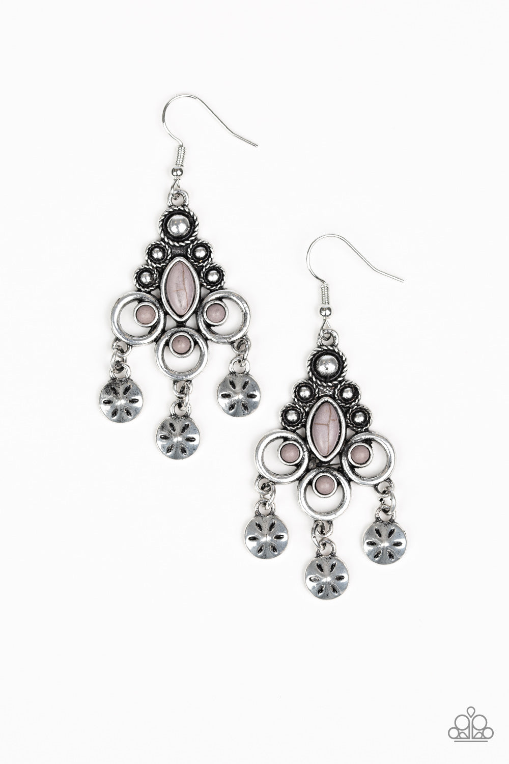 Southern Expressions - silver - Paparazzi earrings