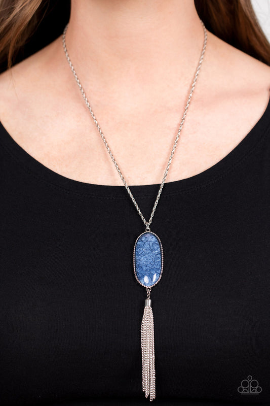 Southern Stroll - blue - Paparazzi necklace