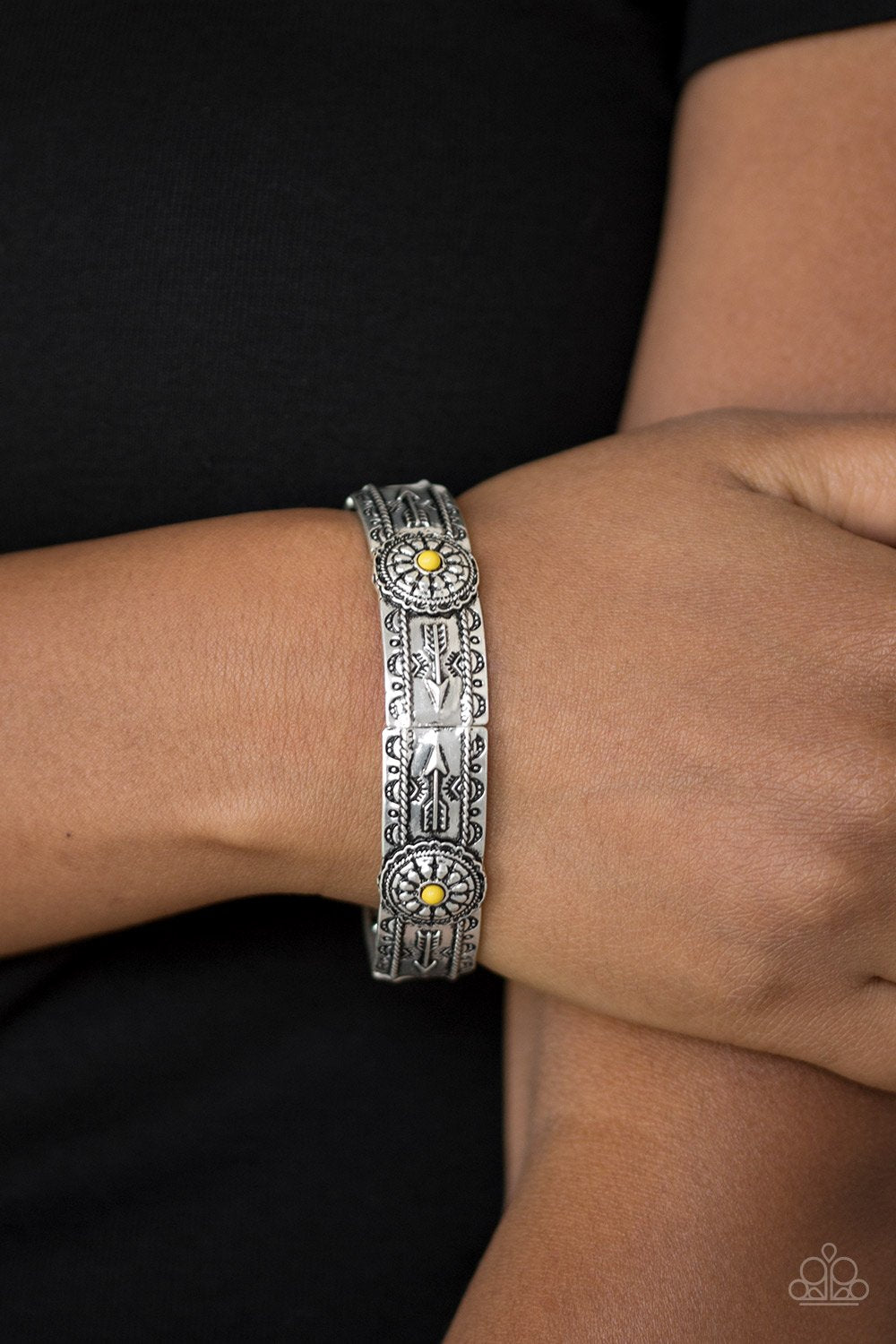 Southern Borders-yellow-Paparazzi bracelet