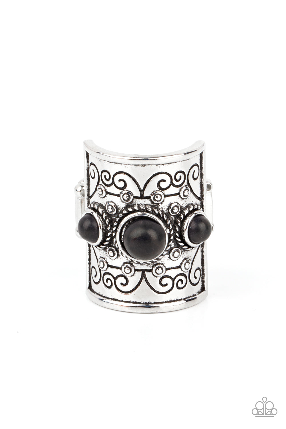 Southwestern Scenery - black - Paparazzi ring