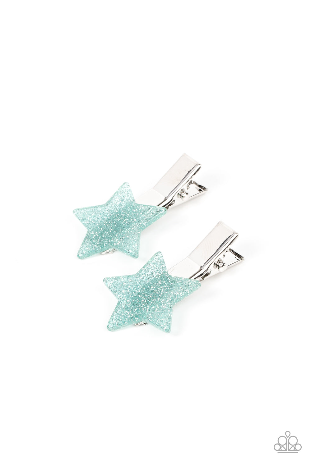 Sparkly Star Chart - blue - Paparazzi hair clip