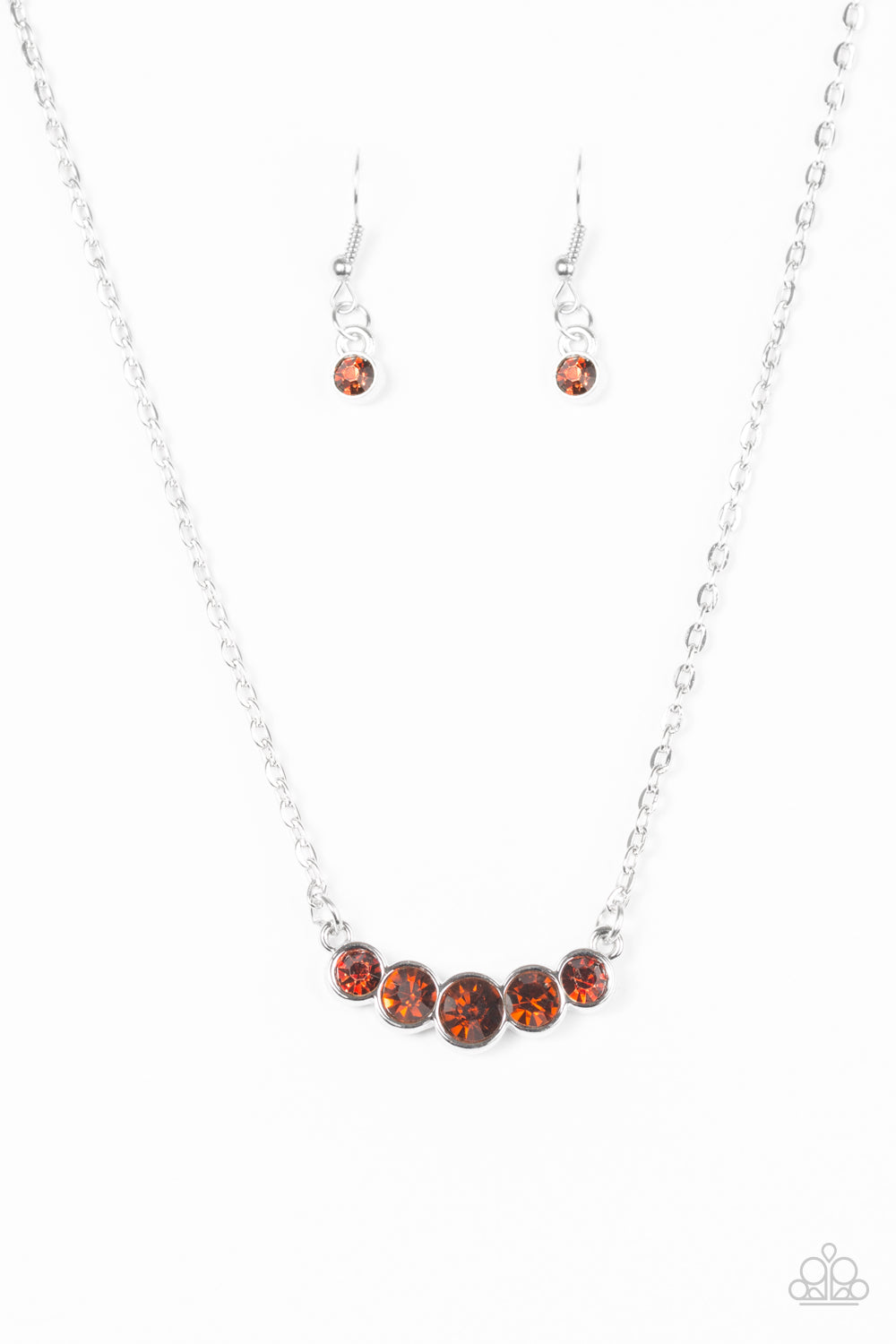 Speaking Of Sparkle - Brown - Paparazzi necklace