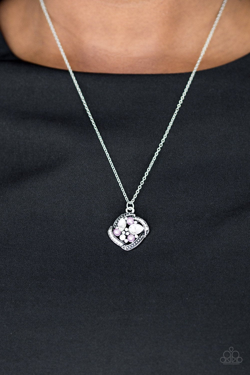 Speaking of Timeless - purple - Paparazzi necklace