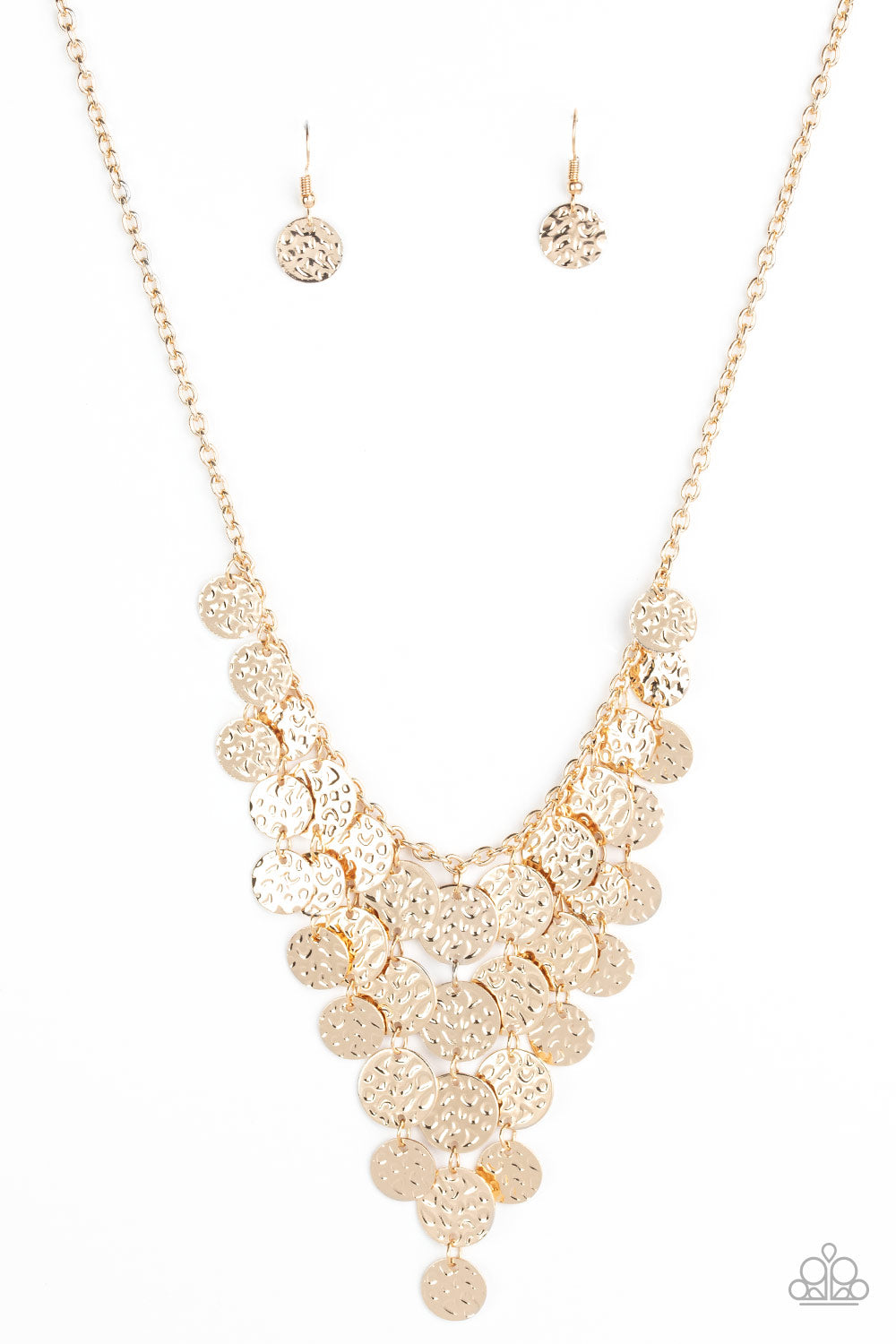 Spotlight Ready - gold - Paparazzi necklace