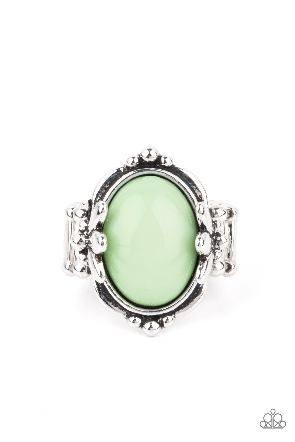 Springtime Splendor - green - Paparazzi ring