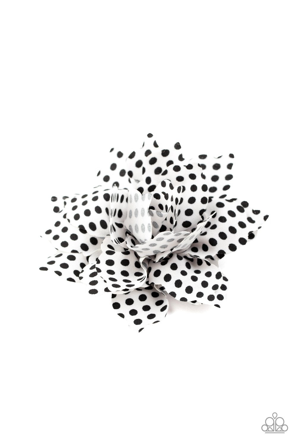 Springtime Social-white-Paparazzi hair clip