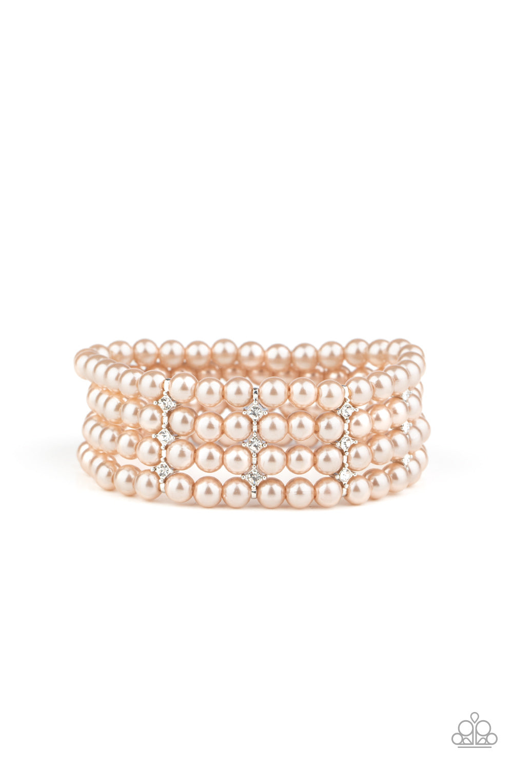 Stacked to the Top - brown - Paparazzi bracelet