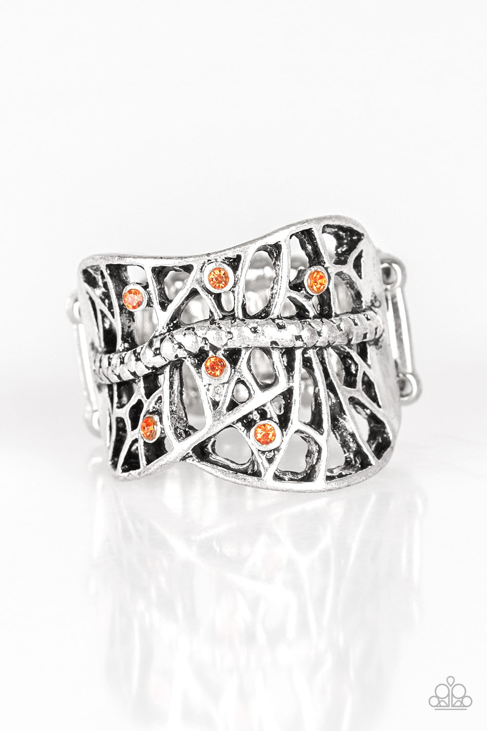 Stage Struck - orange - Paparazzi ring