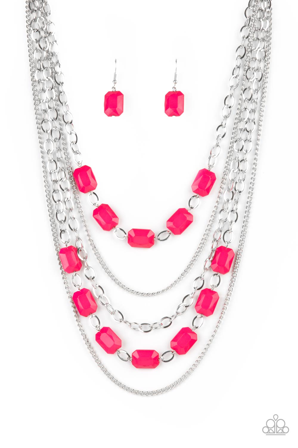 Standout Strands - pink - Paparazzi necklace