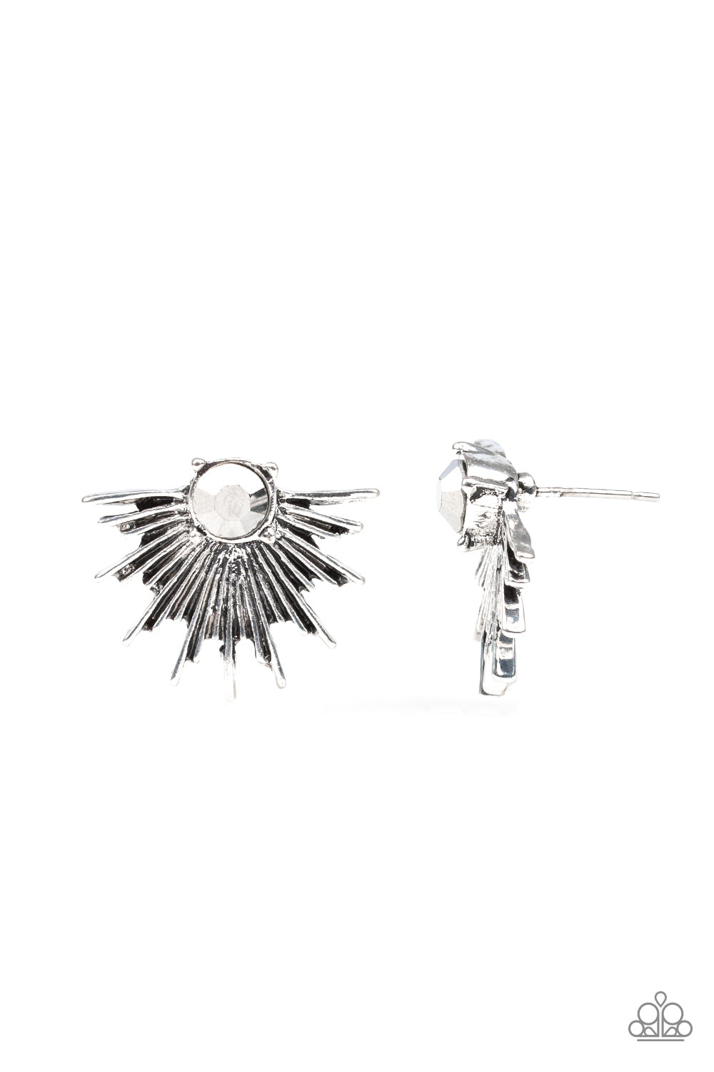 Starry Light - silver - Paparazzi earrings